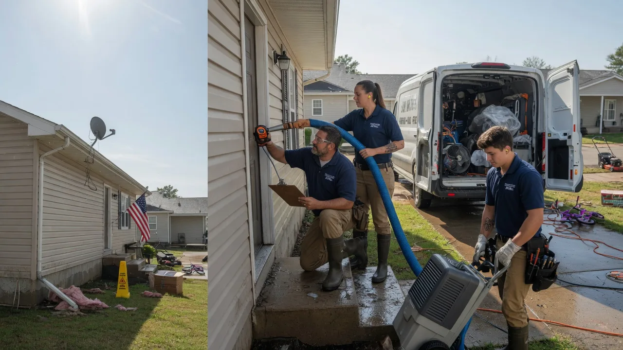 Ceiling Water Damage Restoration in Parishville, NY near me
